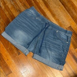 Denim Blue Women's Shorts